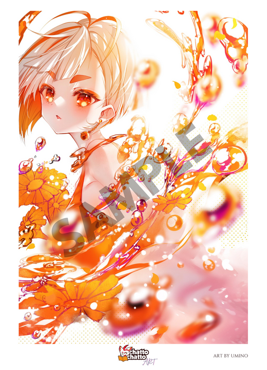 ART - Illustration #4 - Chatto-Chan Summer Heat